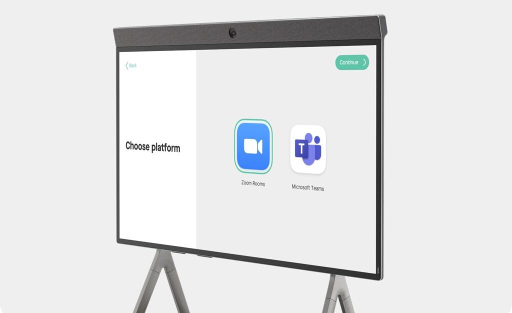 Microsoft Teams oraz Zoom zintegrowane z Neat Board 65