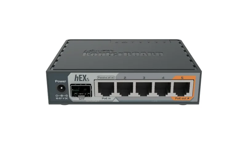 MikroTik hEX S - najtańszy router z firewallem L7 i portem SFP